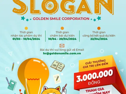 Khởi động cuộc thi sáng tác Slogan Golden Smile Corporation